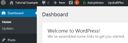 disable wordpress update notification effect