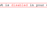 javascript is disabled