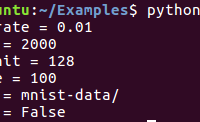 tensorflow flags arguments