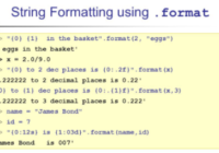 format python string