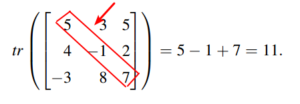 matrix trace example