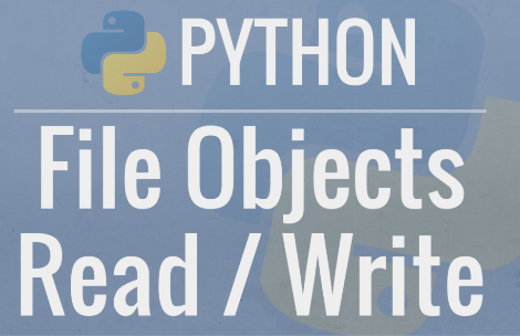 python file read and write