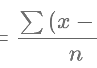 variance formula