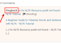 wordpress disable self pingbacks