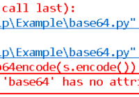 AttributeError module 'base64' has no attribute 'b64encode'