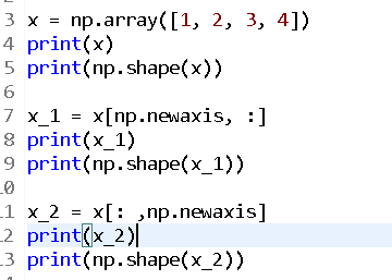 numpy.newaxis examples and tutorials