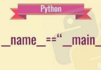 Python __name__ == '__main__'