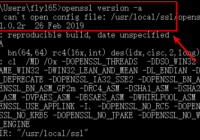 openssl version in python 3.5