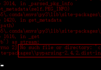 Fix pip install ERROR Error checking for conflicts