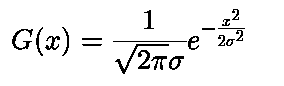 Gaussian formula 1 demension