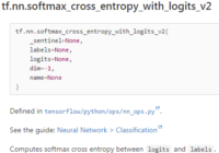 Understand tf.nn.softmax_cross_entropy_with_logits_v2()