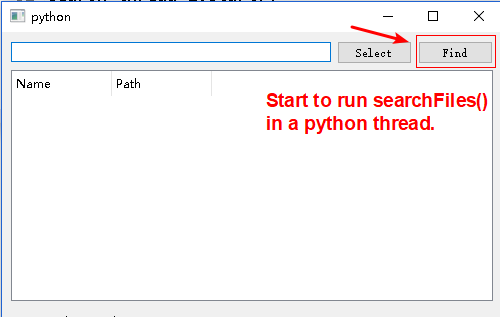python search files in a thread
