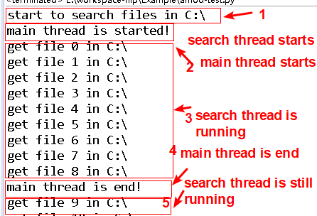 python thread examples