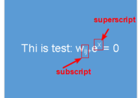 visio text superscript and subscript