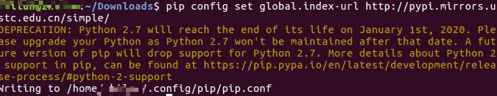 pip set mirror url