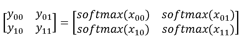 the gradient of softmax function examples