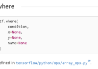 understand tensorflow tf.where() function with examples