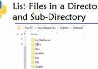 Python Traverse Files in a Directory Using glob Library