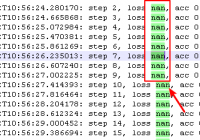 tensorflow loss is nan