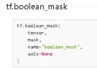 understand tensorflow tf.boolean_mask() with examples