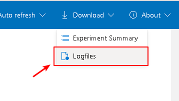 view python nni logfiles