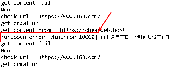 understand winerror 10060 for beginners