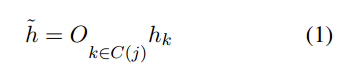 the hidden output of tree lstm