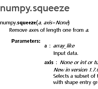 Understand numpy.squeeze(): Remove Dimensions of Length 1