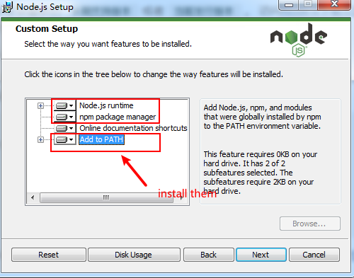 upgrade node js windows