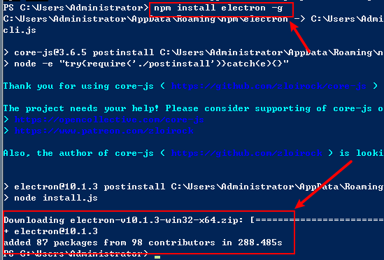 npm install electron in node.js - A step guide