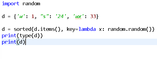 Randomize or Shuffle a Python Dictionary - Python Tutorial