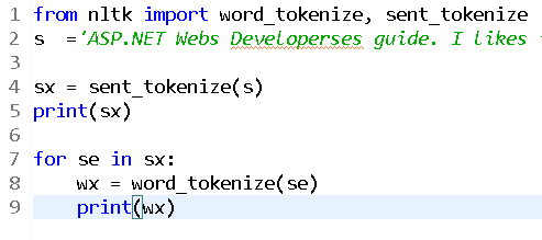 Tokenizing or Splitting Words and Sentences From String Using NLTK - NLTK Tutorial