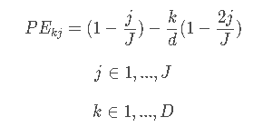 Position Encoding in memory network