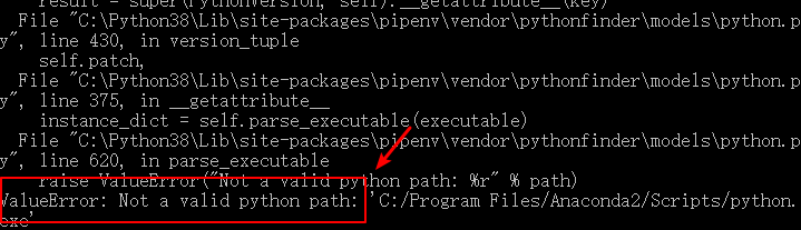 Fix pipenv install ValueError - Not a valid python path – Python Tutorial