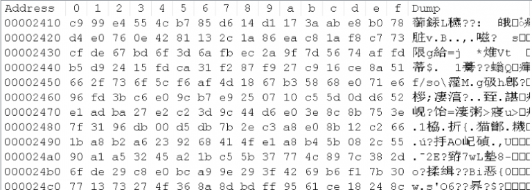 how to view binary file in notepad