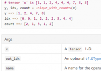 tf.unique_with_counts(): Count the Number of Each Element in Tensor - TensorFlow Tutorial