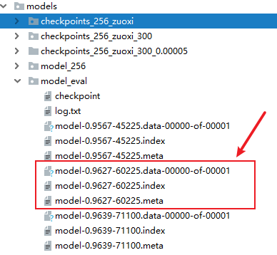 An example of tensorflow model