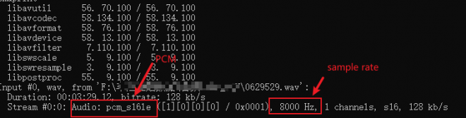 View Audio Sample Rate, Data Format PCM or ALAW Using ffprobe - Python Tutorial