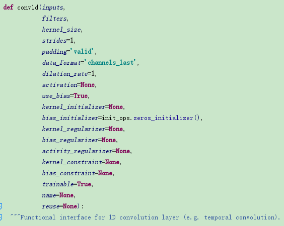 Understand TensorFlow tf.layers.conv1d() with Examples - TensorFlow Tutorial