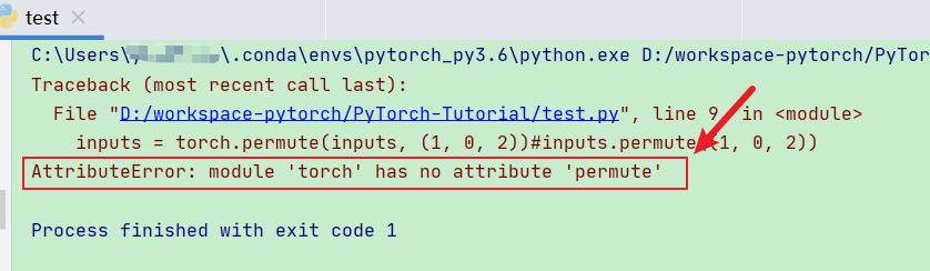 Fix AttributeError module ‘torch’ has no attribute ‘permute’ Error - Pytorch Tutorial