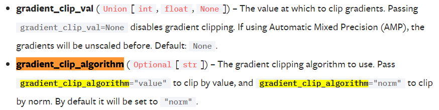 Gradient Clipping in PyTorch Lightning