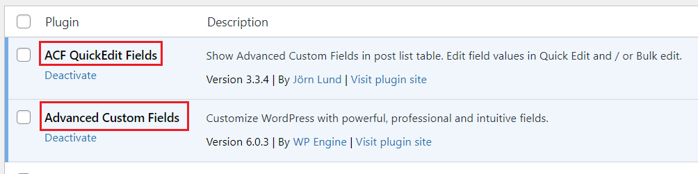 WordPress Add Custom Fields to Quick Edit - WordPress Plugin