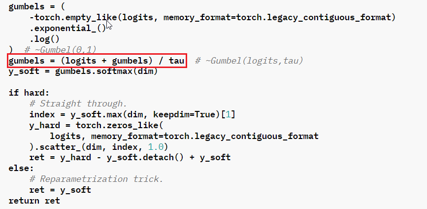 pytorch gumbel softmax